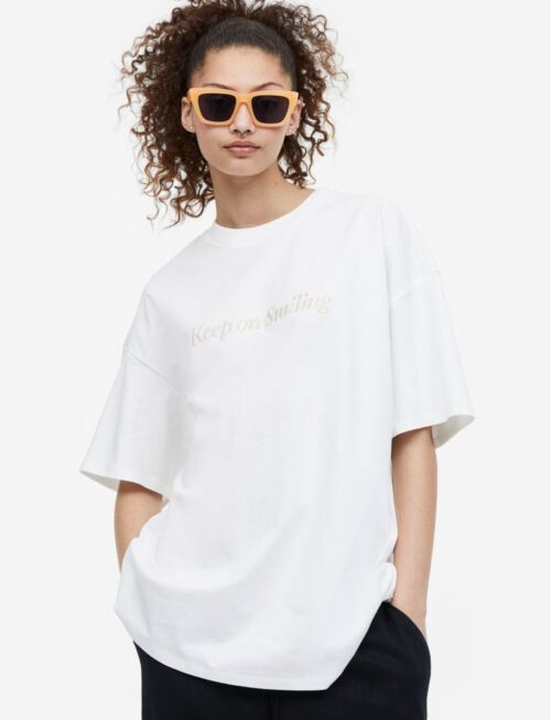 Oversized Motif T-shirt